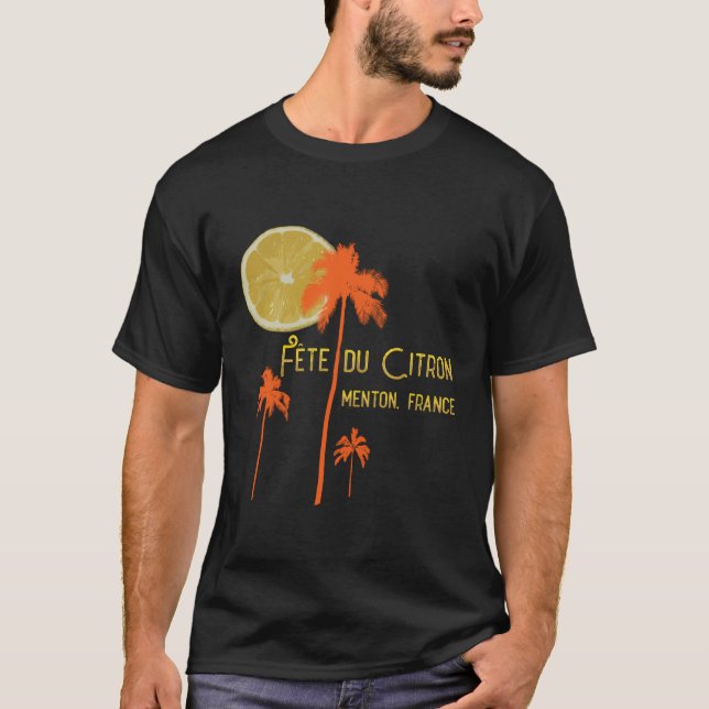 Camiseta Lemon Festival Fete Du Citron Menton França Francê (Frente)