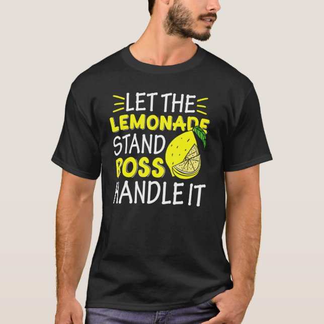 Camiseta Lemon Juice Boss Que A Limonada Seja O Chefe (Frente)