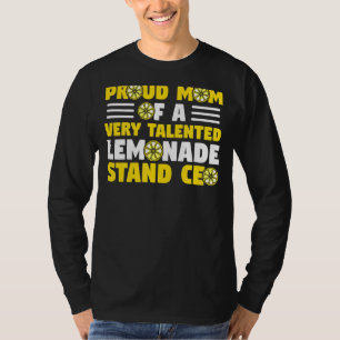 Camiseta Lemon Juice Business Orgulhosa Mãe De Uma Areia De
