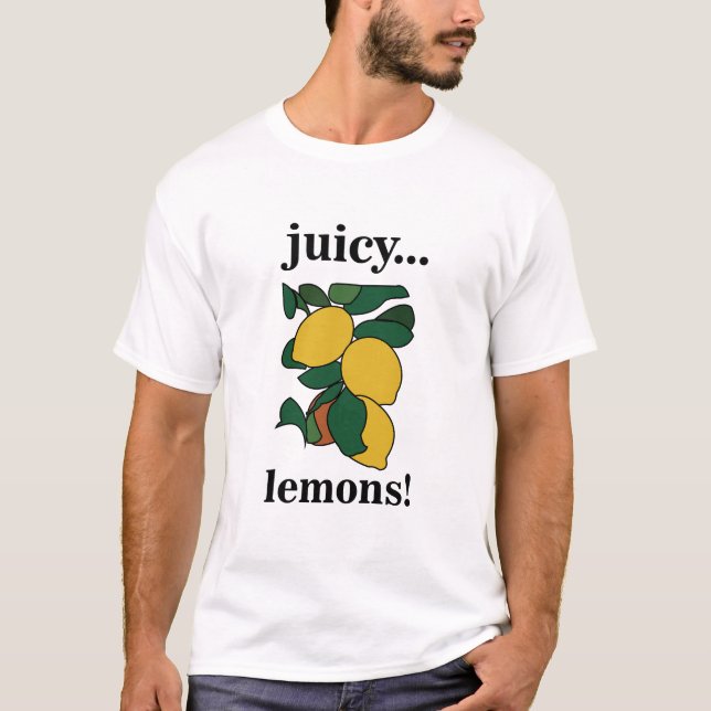 Camiseta Lemon Juicy Fruta Summer Party (Frente)