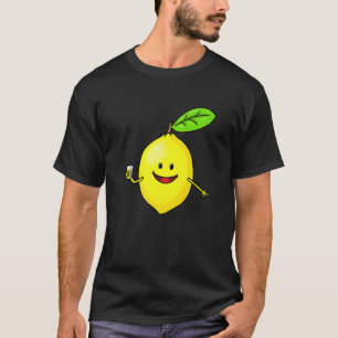 Camiseta Lemon Lemon Citrus Motif Funny Kids Summer Citrus