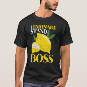 Camiseta Lemon Lemonade Stand Boss Lemonade Stand