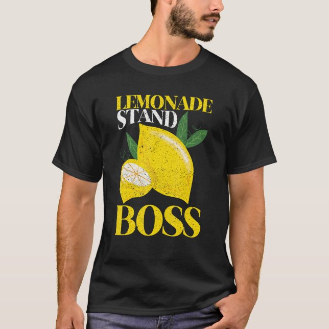 Camiseta Lemon Lemonade Stand Boss Lemonade Stand (Frente)