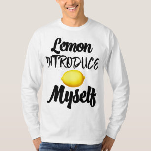 Camiseta Lemon Me Apresenta Fruto Amarelo Tropical De Verão