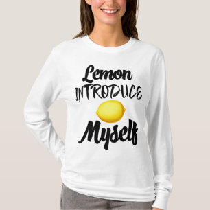 Camiseta Lemon Me Apresenta Fruto Amarelo Tropical De Verão