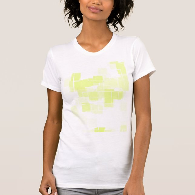 Camiseta "Lemon Meringue" Arte Geométrica (Frente)