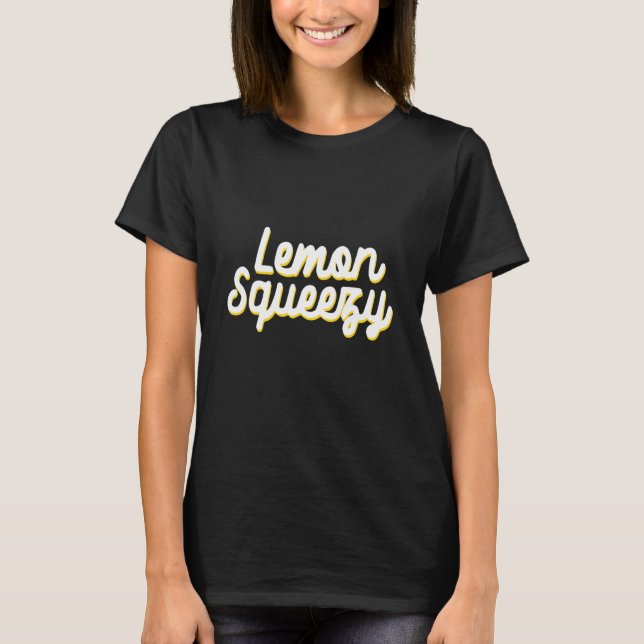 Camiseta Lemon Squeezy Summer Drink Lemonade Sumicy Summer (Frente)