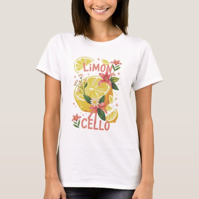 Camiseta Lemon Summer Limoncello - Design fresco e divertid (Frente)
