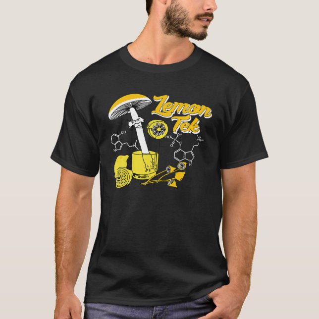Camiseta Lemon Tek Psilocybin Mushroom S (Frente)