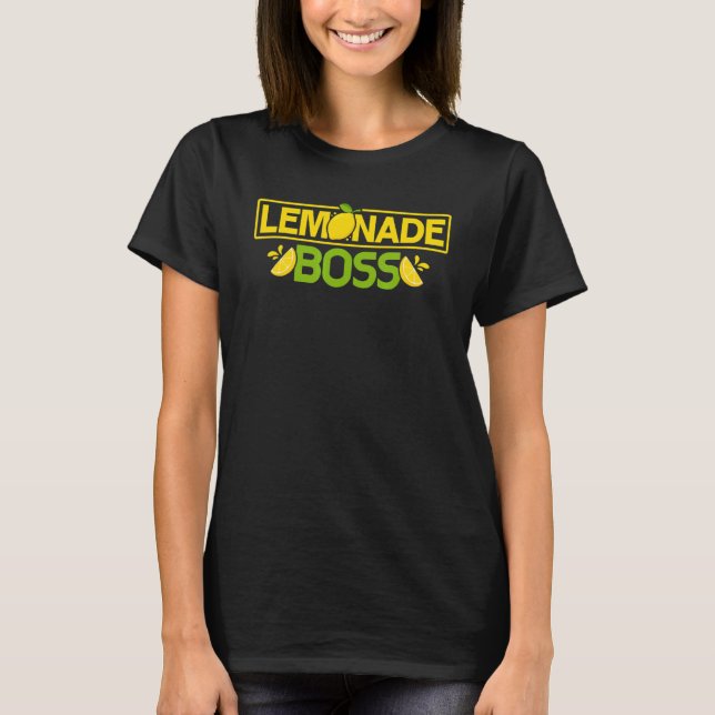 Camiseta Lemonade Boss Lemon Juice Summer Bebida (Frente)