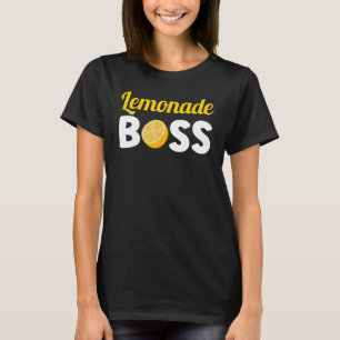 Camiseta Lemonade Boss Stand Lemon Juice Summer Entrepreneu