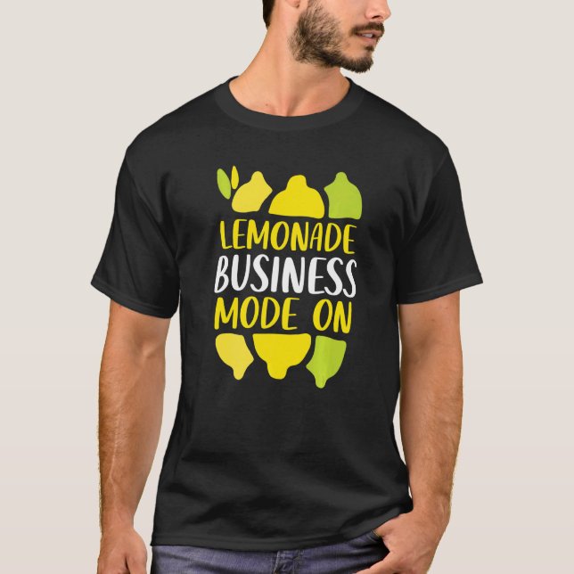 Camiseta Lemonade Business Mode No Lemon Juice Boss (Frente)