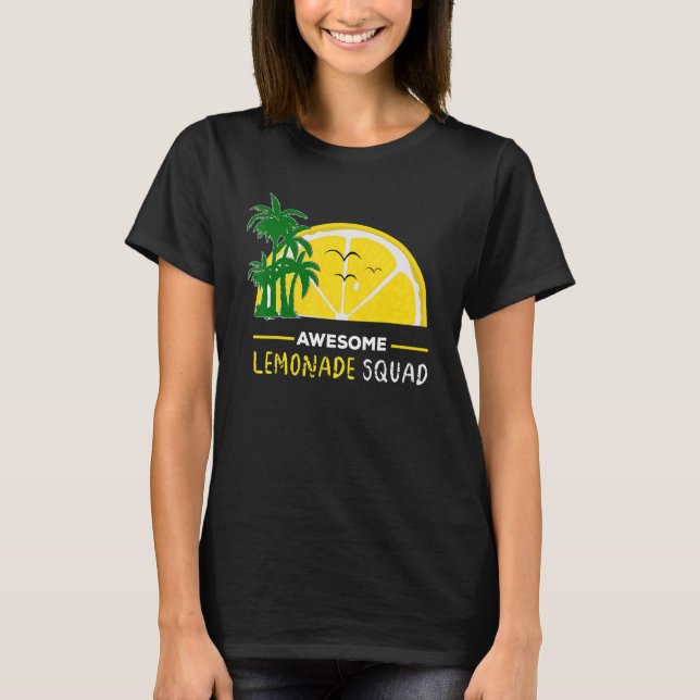 Camiseta Lemonade Crew Espetáculo De Limonada Para Crianças (Frente)