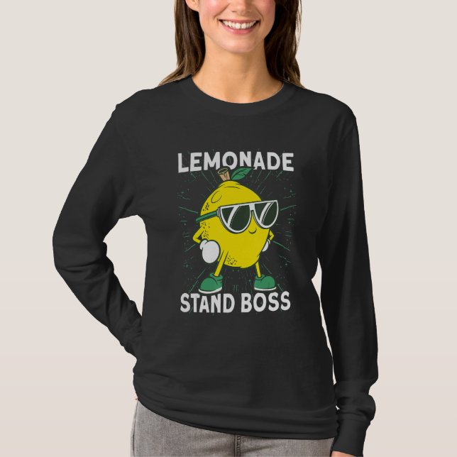 Camiseta Lemonade Crew Lemonade Stand Chefe (Frente)