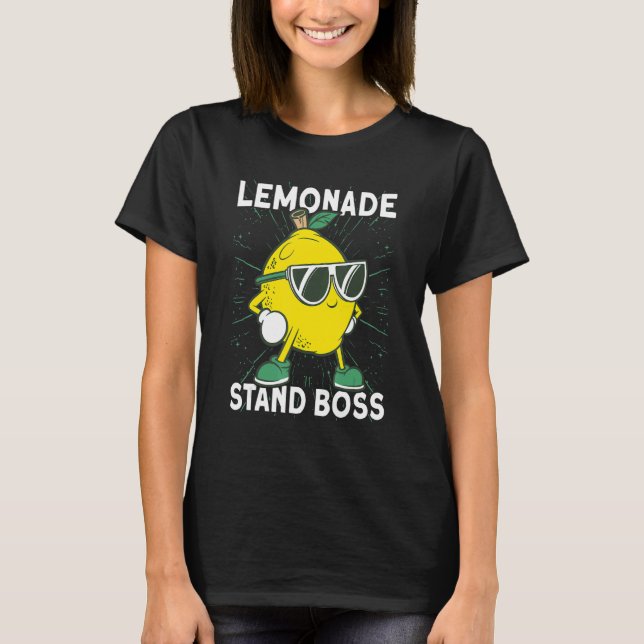 Camiseta Lemonade Crew Lemonade Stand Chefe (Frente)