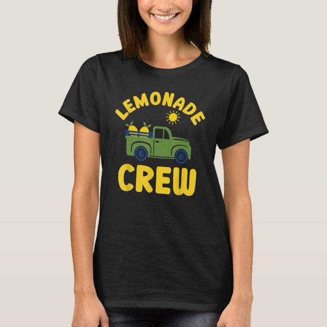 Camiseta Lemonade Crew Shirt Boss Lemon Juice Lover Summer  (Frente)