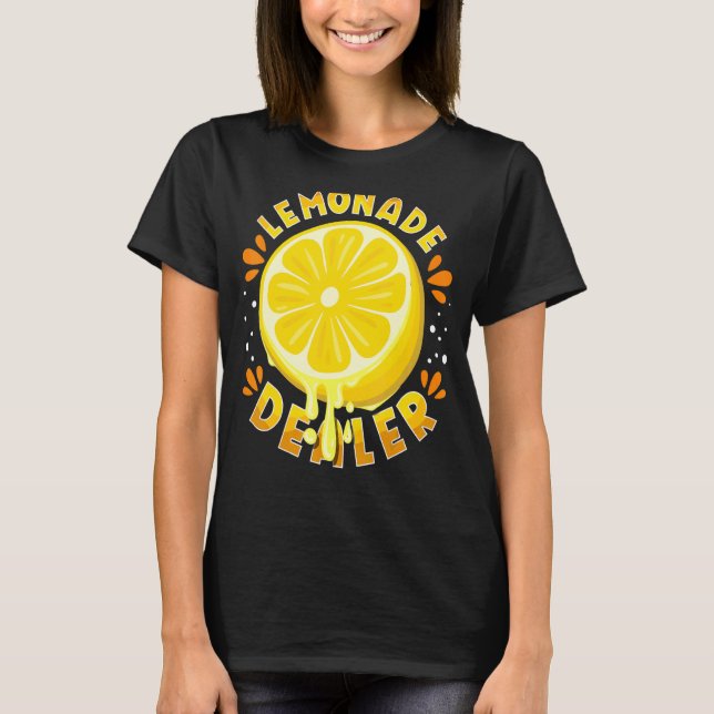 Camiseta Lemonade Dealer Lemon Stand Juice (Frente)