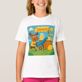Camiseta Lemonade Launcher – Silly Summer T-Shirt for kids