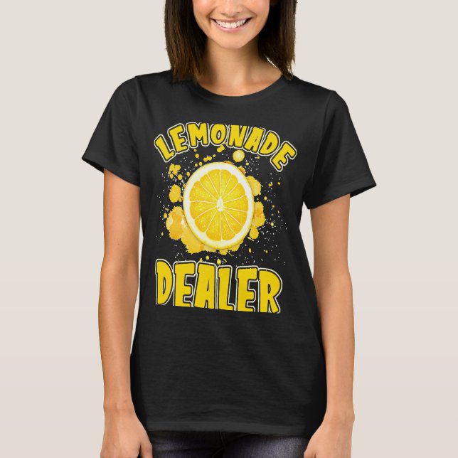 Camiseta Lemonade Lemonade Dealer Mulheres Crianças (Frente)