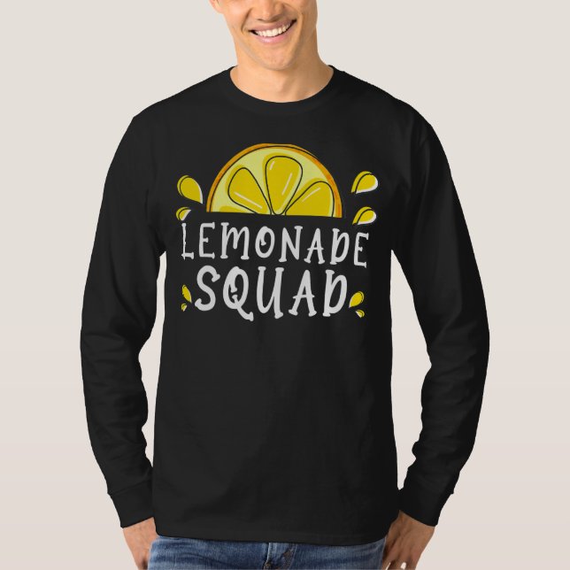 Camiseta Lemonade Squad Summer Beach Mix Beber (Frente)