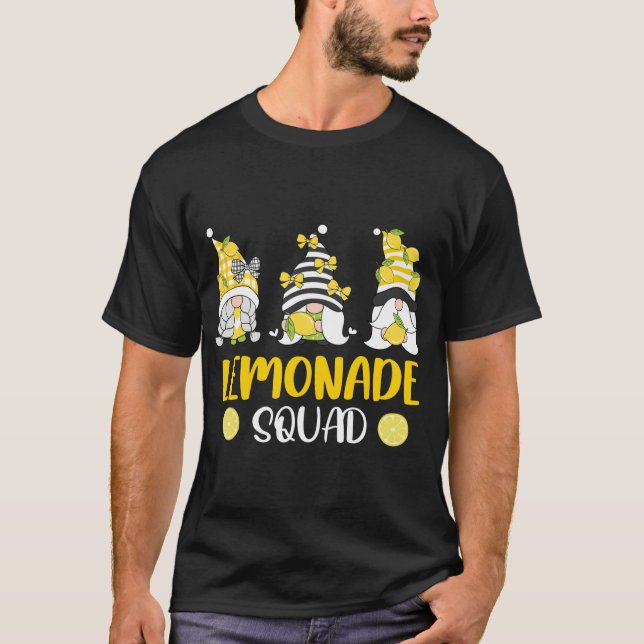 Camiseta Lemonade Squad Summer Funny Gnomos Lemon Fruta Lov (Frente)