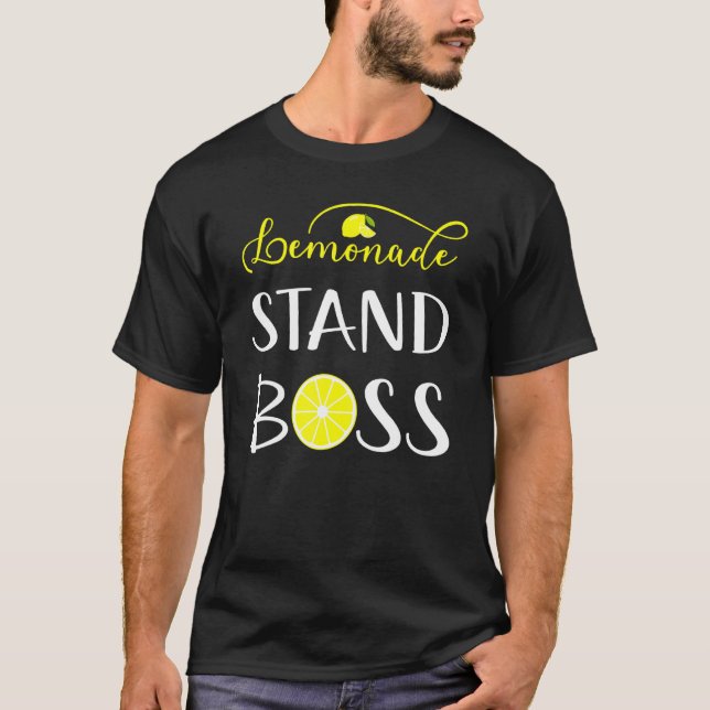 Camiseta Lemonade Stand Boss Ceo Lemon Crew Entrepreneu (Frente)