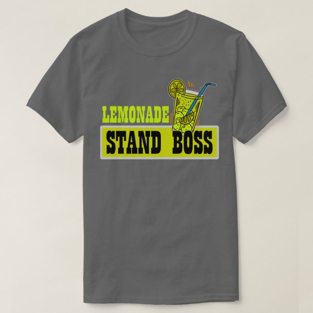 Camiseta Lemonade Stand Boss Funny Lemon Juice Business (Frente do Design)