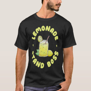 Camiseta Lemonade Stand Boss Garotos Meninas Lemon Juice Su