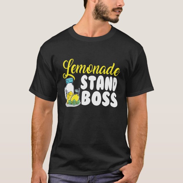 Camiseta Lemonade Stand Boss Juice Stand Lemonade (Frente)