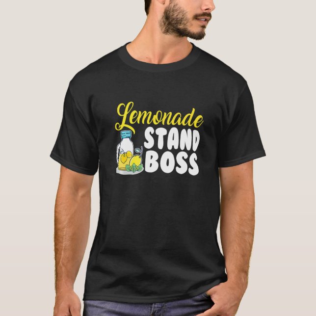 Camiseta Lemonade Stand Boss Juice Stand Lemonade 1 (Frente)