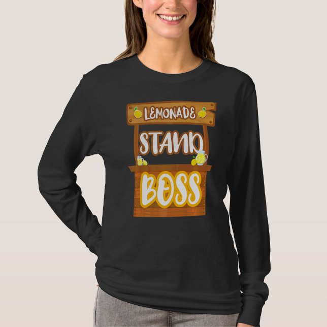 Camiseta Lemonade Stand Boss Lemon Juice (Frente)