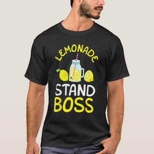 Camiseta Lemonade Stand Boss Lemon Juice (Frente)