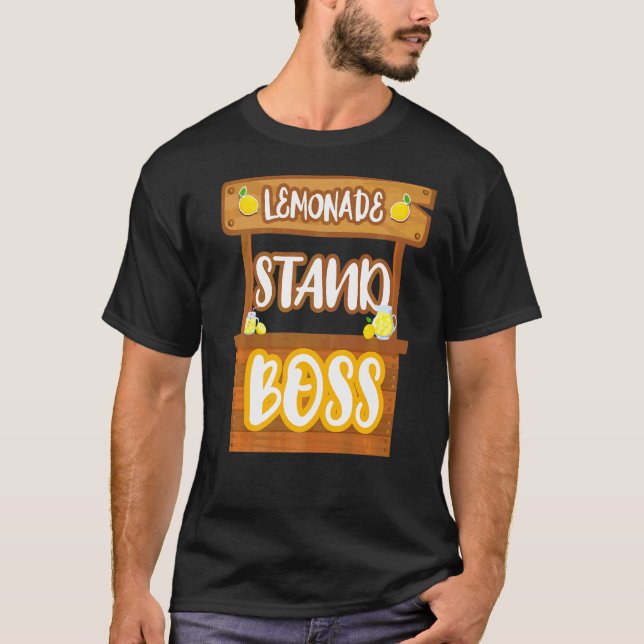 Camiseta Lemonade Stand Boss Lemon Juice (Frente)