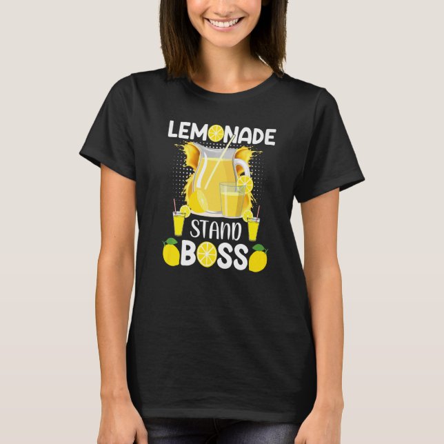 Camiseta Lemonade Stand Boss Lemon Juice (Frente)