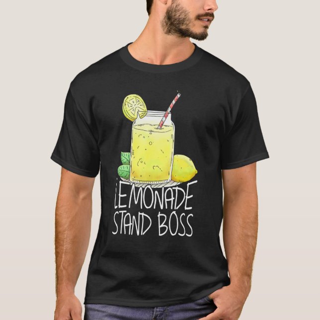 Camiseta Lemonade Stand Boss Lemon Juice (Frente)