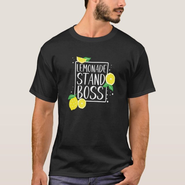 Camiseta Lemonade Stand Boss Lemon Juice Business (Frente)