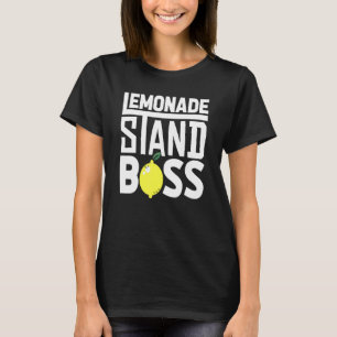 Camiseta Lemonade Stand Boss Lemon Juice Lemonade Creme