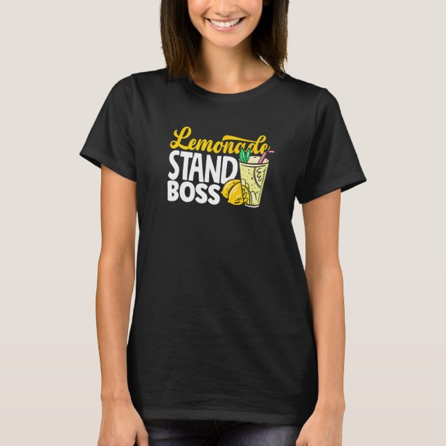 Camiseta Lemonade Stand Boss Lemon Juice Store (Frente)