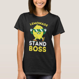 Camiseta Lemonade Stand Boss Lemon Juice Summer Beber