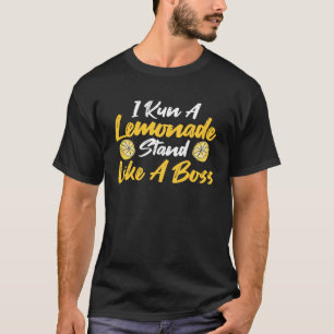 Camiseta Lemonade Stand Boss Lemonade Fazer Lemonade Sta