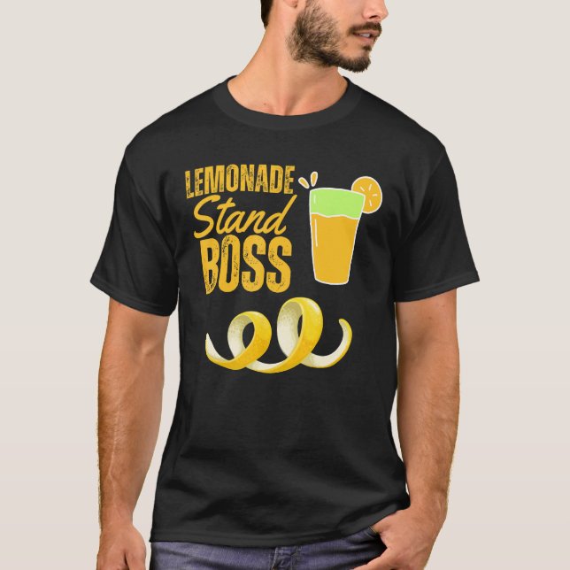 Camiseta Lemonade Stand Boss Lemonade Summer (Frente)