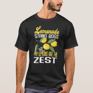 Camiseta Lemonade Stand Boss Meus Limões São A Limona Zest