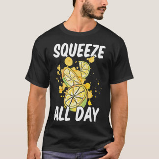 Camiseta Lemonade Stand Business Boss Venda Tripulação de S