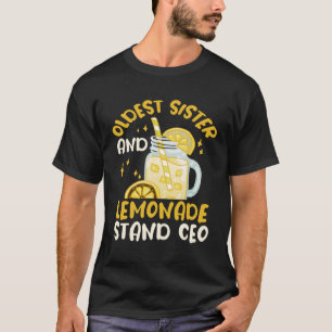 Camiseta Lemonade Stand Business Boss Venda Tripulação de S