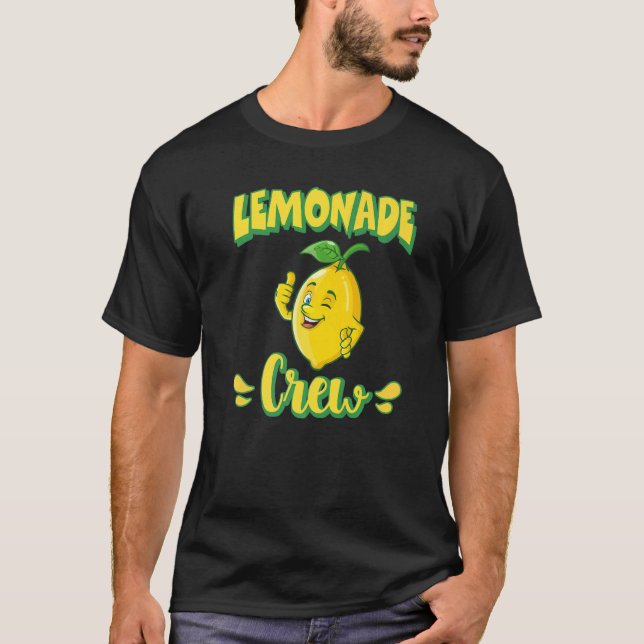 Camiseta Lemonade Stand Crew Lemon Summertime Vacatio (Frente)
