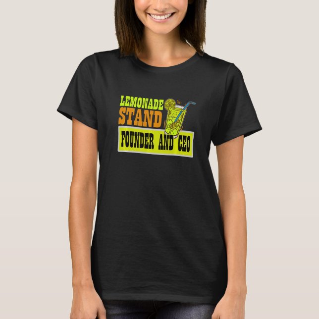 Camiseta Lemonade Stand Founder E Ceo Lemon Juice Busine (Frente)
