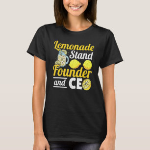 Camiseta Lemonade Stand Founder E Ceo Para Lemon Juice Sel