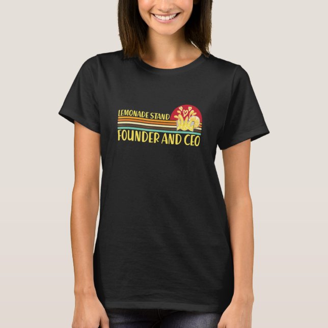 Camiseta Lemonade Stand Founder Juice Stand Lemonade (Frente)