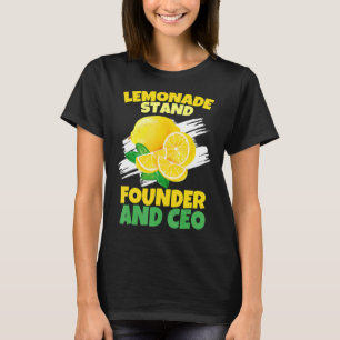 Camiseta Lemonade Stand Fundador E Diretor Executivo Lemon