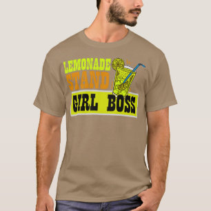 Camiseta Lemonade Stand Girl Chefe Engraçado Lemon Juice Bu